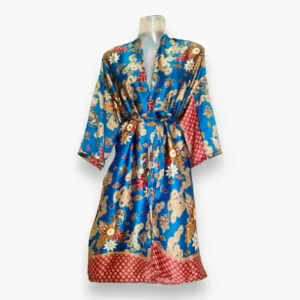 Elegant-blue-Floral-silk-Kimono-Bathrobe-gagg Elegant Blue Floral Silk Kimono Bathrobe - Luxurious and Stylish