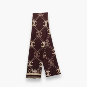 First-copy-Chanel-wool-stole-brown-gagg First Copy Chanel Wool Stole Brown - Elegant and Classic
