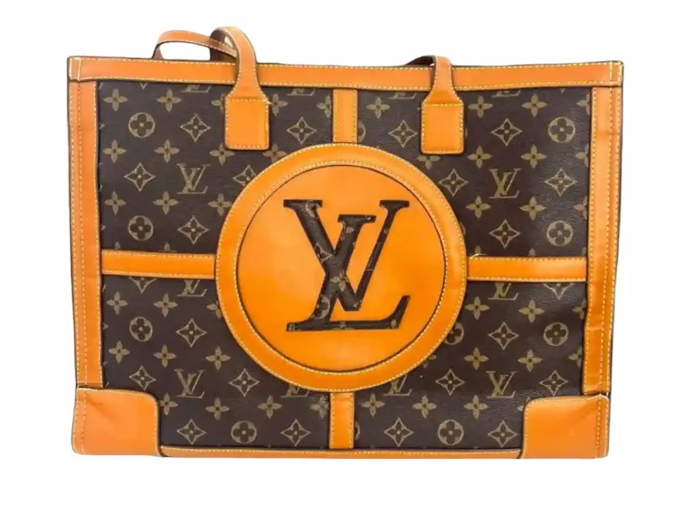 First Copy Louis Vuitton Orange Tote Bag