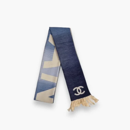 first-copy-Chanel-wool-stole-blue-gagg First Copy Chanel Wool Stole Blue - Elegant and Warm