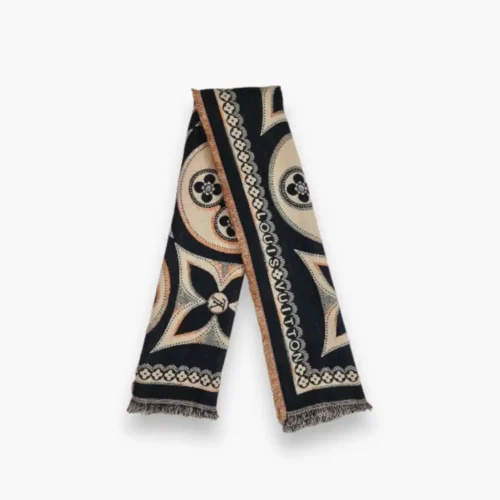 first-copy-Louis-Vuitton-wool-stole-black-gagg First Copy Louis Vuitton Wool Stole Black - Elegant and Classic