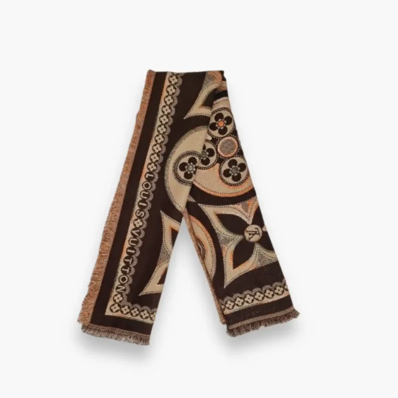 first-copy-Louis-Vuitton-wool-stole-brown-gagg First Copy Louis Vuitton Wool Stole Brown - Elegant and Classic