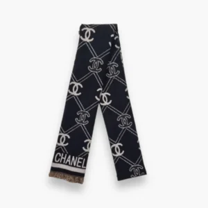 first-copy-chanel-wool-stole-black-and-white-gagg First Copy Chanel Wool Stole Black and White - Elegant and Classic